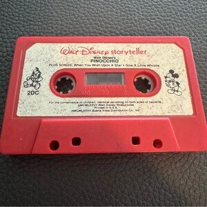 Walt Disney Storyteller Pinocchio Cassette Tape 1980‎